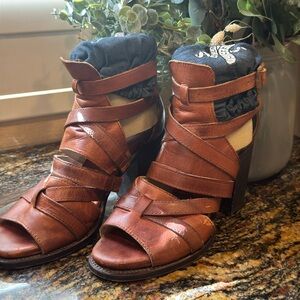 Freebird Strappy Heeled Sandals